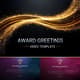 Awards Greetings Particle Title FX Pack - Dynamic Text Animation Templates for Video Creators and Marketers 1