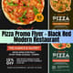 Pizza Promo Flyer - Black Red Modern Restaurant - Sleek Marketing Template for Creative Restaurant Campaigns 5