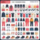 130+ Fashion Icons Editable CDR Set - Versatile PixelGlyph Lab Vector Icons for Designers and Marketers 4
