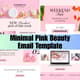 Minimal Pink Beauty Email Template - Elegant Email & Signature Design for Professional Beauty Brands 4
