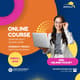 Colorful Online Course Promo - Blue & Yellow Post - Vibrant Educational Marketing Templates for School & Admissions Campaigns 4