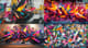 Fragmented Wild Style - Dynamic Wild Style Graffiti Art for Urban Creators and Street Art Projects 6