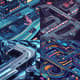Futuristic Racing Track Pixel Art - Isometric Pixel Art for Game Developers and Digital Creators 5