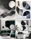 Monochromatic Abstract Design - Modern Mood - Contemporary Minimalist Wall Art for Stylish Interiors and Creative Spaces 6