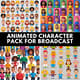Animated Character Pack for Broadcast - Dynamic AI-Driven Animation Templates for Engaging Broadcast Media 3