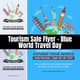 Tourism Sale Flyer - Blue World Travel Day - Professional Travel Marketing Flyer Template for Agencies and Campaigns 5