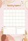 Blush Beige Aesthetic Monthly - Elegant Monthly Planner for Organized, Stylish Productivity and Time Management 1