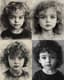Curly-Haired Child Charcoal Portrait - Expressive Charcoal and Pencil Portrait Art for Emotional Storytelling and Fine Art Collections 4