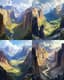 Dramatic Mountain Vista - Cinematic Landscape Art for Inspiring Visual Projects and Home Decor 5