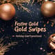 Festive Gold Swipes - Holiday Glam Transitions - Cinematic Motion Effects for Seasonal Videos and Creative Projects 5