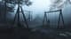 Eerie Playground At Dusk Scene - Haunting Dark Aesthetic Horror Environments for Immersive Visual Projects 1