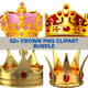 52 Crown PNG Clipart Bundle - Premium Jewelry & Accessories Graphics for Creators and Designers 1