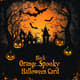 Black Orange Spooky Halloween Card - Vibrant Halloween Invitation for Festive Events and Seasonal Greetings 6