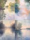 Peaceful Riverside Impressionist Scene - Serene Impressionist Painting for Art Lovers and Home Decor 1