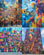Street Festival Mural - Vibrant Urban Graffiti Art for Creative Spaces and Public Events 5