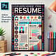 ColorCoded Pro Resume Illustrator & Word - Professional Business Resume Templates for Clear, Impactful Career Branding 3