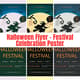 Halloween Flyer Festival Celebration Poster - Premium Editable Print Ad Template for Seasonal Marketing Campaigns 5