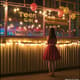 Teen Girl Waiting for Friends - Cinematic Stock Video of Youthful Anticipation for Social and Event Projects 6