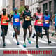 Marathon Runners on City Street - Dynamic Stock Video for Sports and Fitness Productions 1