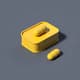 Yellow Box with Pills Icon STL - Detailed 3D Printing Model for Medical and Tech Projects 3