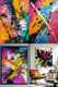 Chaotic Splatter Style Abstract Wall Art - Dynamic Contemporary Abstract Art for Modern Home and Office Decor 1