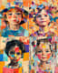 Child Collage Portrait with Paper Cutouts - Artistic Portrait Collage for Personal and Creative Use 4