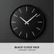 Black Clock Face Minimal Design - Cinematic Aerial Time-Lapse & Slow Motion Stock Video for Creative Visuals 6