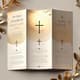 Tri-Fold Church Brochure - Gospel Theme InDesign Layout - Professional Religious Brochure Template for Impactful Church Outreach and Community Events 3