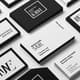 Monochrome Master Business Cards - Elegant B&W Edition - Sleek Professional Card Templates for Impactful Corporate Branding 4