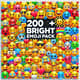 200+ Bright Emoji Pack - Vibrant and Expressive Emoji Set for Digital Communication and Creative Projects 2025 4
