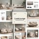 LuxeLounge Furniture Reels & Promo Kit - Animated Social Media Templates for Stylish Furniture Brands and Creative Marketers 3