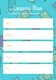 Kindergarten Lesson Plan - Teal Pencil Theme - Editable Educational Templates for Early Childhood Teachers and Curriculum Designers 6