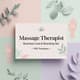 Massage Therapist Business Card & Branding Set - PSD Templates - Professional Editable Branding for Wellness Experts and Service Providers 4
