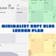 Minimalist Soft Blue Lesson Plan - Clean Educational Template for Professional Course Materials and Training Sessions 3