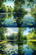 Summer Pond Scene - Serene Landscape Art for Relaxing and Inspiring Creative Spaces 5