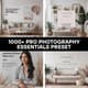 1000+ Pro Photography Essentials Preset - Comprehensive Lightroom Preset Collection for Professional Photo Editing and Creative Mastery 1