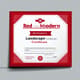 Red Modern Best Employee Landscape Certificate - Stylish Corporate Award for Employee Recognition and Motivation 5