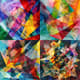 Kaleidoscope Polygons Translucent Layered Art - Abstract Expressionism for Creative Designers and Visual Storytellers 3