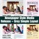 Newspaper Style Media Release - Grey Simple Layout - Professional Press Announcement Templates for Clear, Impactful Business Communication 6