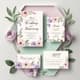 Floral Elegance Wedding Stationery - Romantic Invitation & Identity Bundle - Premium Business Card Templates for Wedding Professionals and Event Planners 5