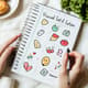 Visual Eats Illustration Meal Planner - Vibrant Nutrition Organizer for Health-Conscious Creators and Daily Meal Planning 6