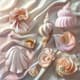 Abstract Seashells - Spiral Organic Curves - Serene Abstract Art for Creative Spaces and Visual Inspiration 5