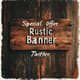 Special Offer Rustic Banner Twitter X - Rustic Social Media Banner Templates for Engaging Twitter Ads and Posts 2025-2026 3