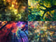 Canopy Dream Textured Arboreal - Abstract Digital Environments for Immersive Visual Storytelling and Creative Projects 4