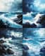 Textured Dramatic Seascape Painting - Expressive Acrylic Art for Captivating Coastal Decor and Creative Spaces 2025 6