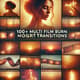 100+ Multi Film Burn MOGRT Transitions - Cinematic Visual Effects for Video Editors and Filmmakers 1