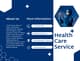 Healthcare Services Brochure - Dark Blue & White - Professional Health & Wellness Template for Commercial Branding and Client Outreach 1