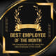 Luxury Design Best Employee of the Month - Elegant Recognition Card for Corporate Appreciation and Staff Motivation 6