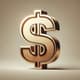 3D Dollar Icon - Sleek AI-Enhanced 3D Financial Graphic Element for Video Creators and Marketers 2025 4
