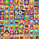 50+ Animated Emoji with MOGRT - Vibrant Motion Graphics Emojis for Creators and Social Content 3
